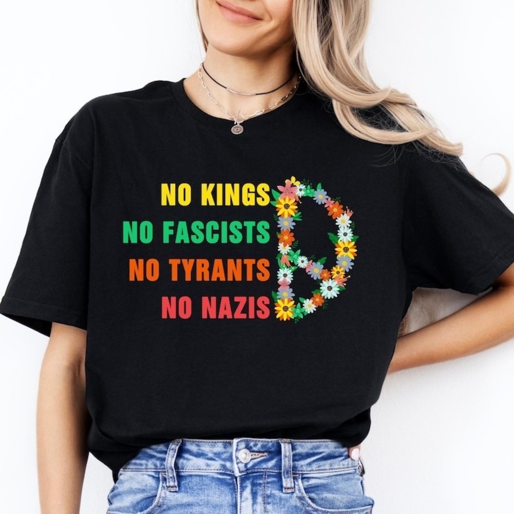 No Kings In America Shirt, No Faux King Way 86 47 T-Shirt